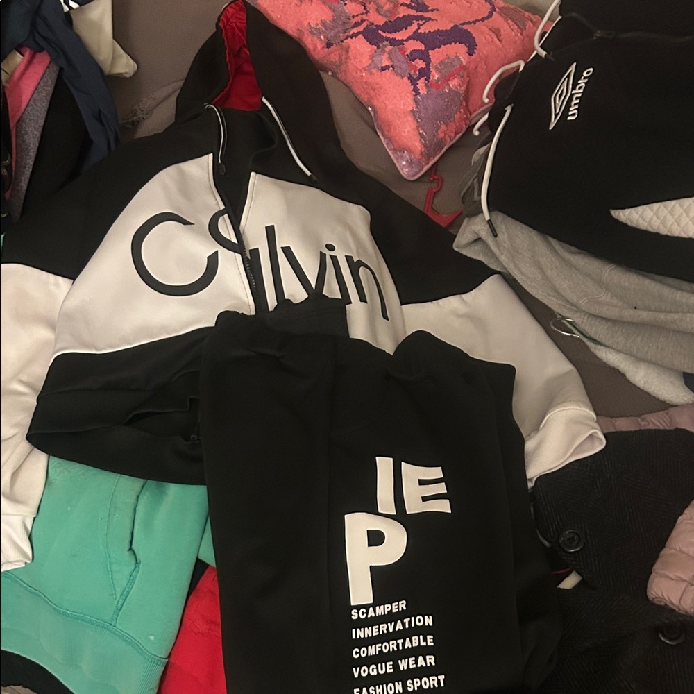 Calvin Klein Monochrome Zip-Up Jacket